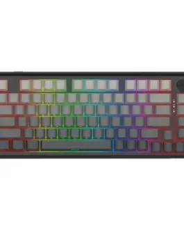 Bluetooth и безжична механична геймърска клавиатура Redragon Penumbra Pro K687GG-RGB-PRO с RGB осветление -