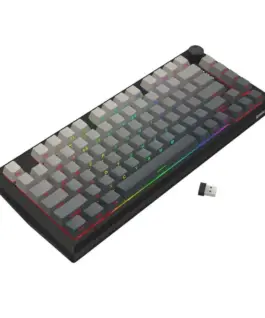 Bluetooth и безжична механична геймърска клавиатура Redragon Penumbra Pro K687GG-RGB-PRO с RGB осветление –
