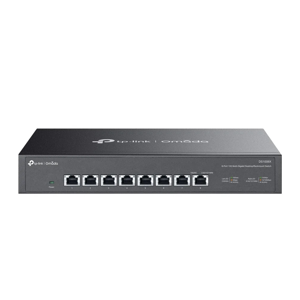 8-портов 10G неуправляем Desktop/Rackmount комутатор TP-Link Omada DS1008X - Image 178