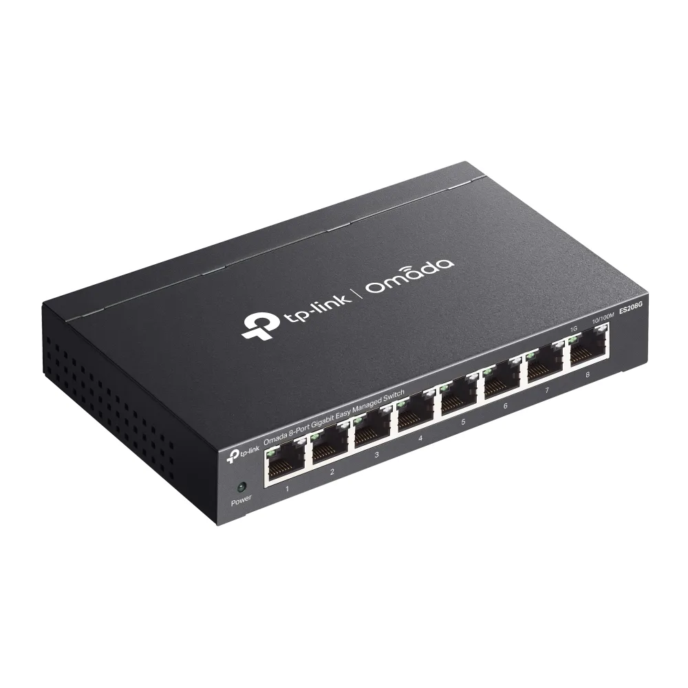 8-портов гигабитов управляем настолен комутатор TP-Link Omada ES208G - Image 78