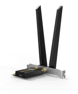 Alternative view of 3-лентов Bluetooth 5.4 Wi-Fi 7 PCIe адаптер TP-Link Archer TBE552E BE9300