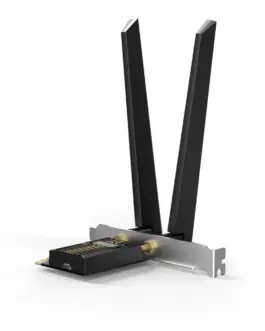 Alternative view of 3-лентов Bluetooth 5.4 Wi-Fi 7 PCIe адаптер TP-Link Archer TBE552E BE9300