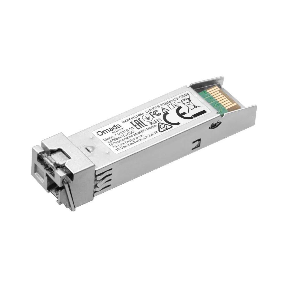 Двупосочен индустриален SFP модул TP-Link Omada ISM321B-20 1000Base-BX WDM - Image 26