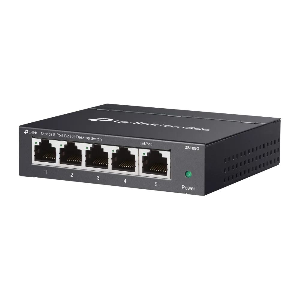 5-портов гигабитов неуправляем настолен комутатор TP-Link DS105G - Image 3
