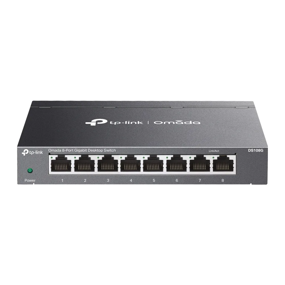 8-портов гигабитов неуправляем настолен комутатор TP-Link DS108G - Image 160