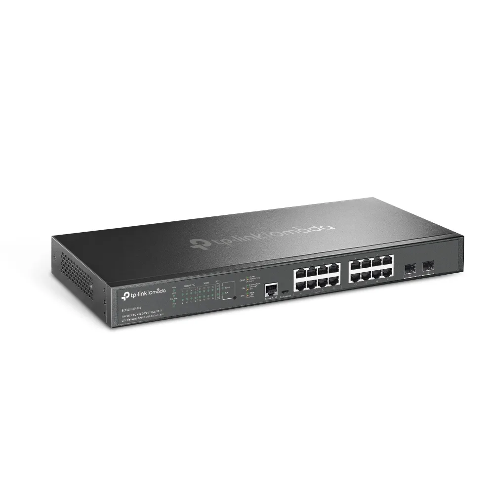 16-портов комутатор TP-Link Omada SG3218XP-M2 2.5G и 2-порта 10GE SFP+ L2+ управляем с 8-порта PoE+ - Image 167