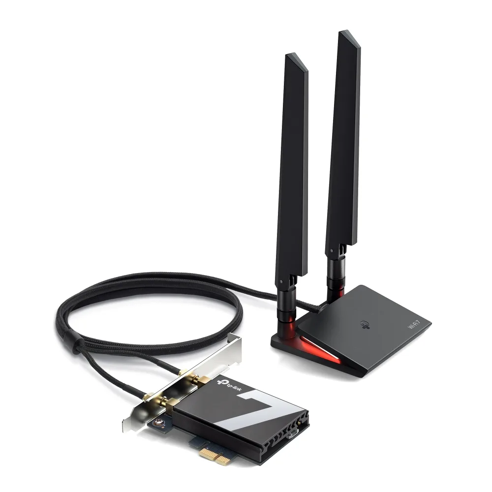 3-лентов Bluetooth 5.4 Wi-Fi 7 PCIe адаптер TP-Link Archer TBE550E BE9300 - Image 15