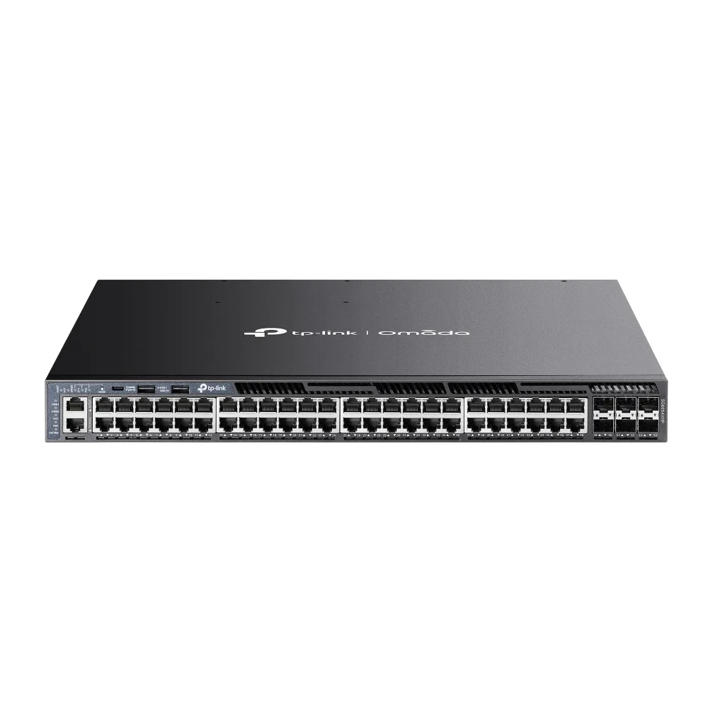 48-портов Gigabit Stackable L3 управляем комутатор с 6 10G слота TP-Link Omada SG6654XHP - Image 166