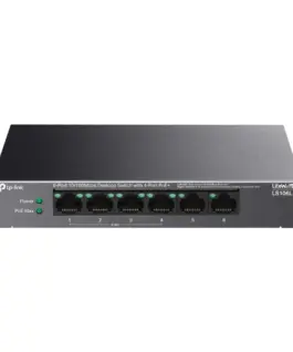 Комутатор TP-Link LS106LP 6-портов 10/100 Mbps с 4-портов PoE+