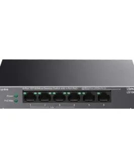 Комутатор TP-Link LS106LP 6-портов 10/100 Mbps с 4-портов PoE+