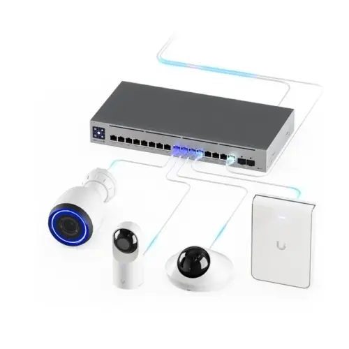 16-портов гигабитов комутатор Ubiquiti UniFi Switch Pro Max 16 PoE