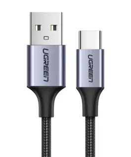 Кабел Ugreen US288 60126 USB-A към USB-C – 1 м - сив
