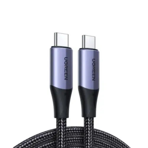 Кабел Ugreen US355 80150 USB-C 3.1 Gen 2 / USB-C 3.1 Gen 2 1 м 100W - черен