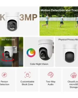 Alternative view of Външна охранителна Wi-Fi камера Pan/Tilt Mercusys MC510