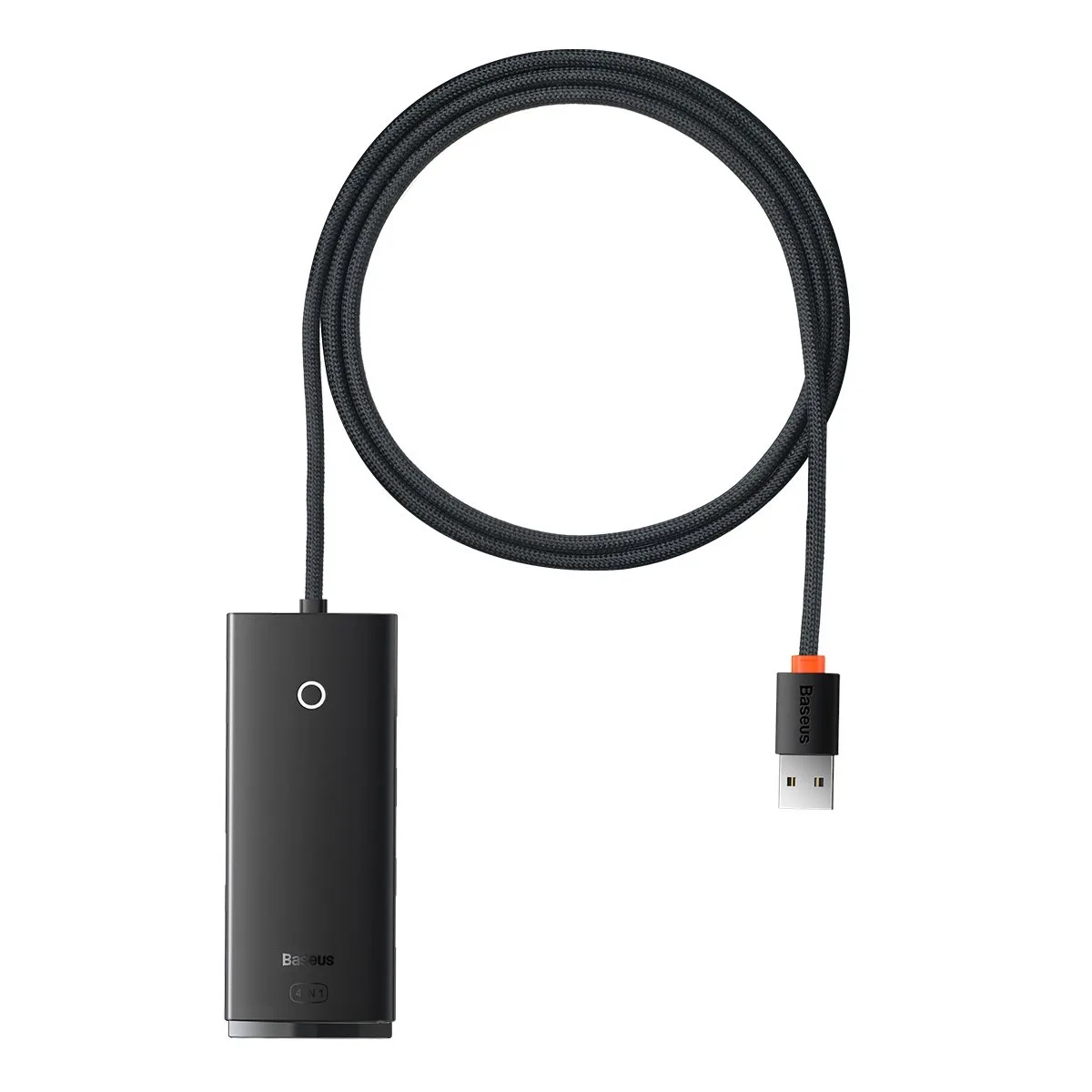 USB хъб Baseus WKQX030101 USB-A Lite series 4в1, черен - Image 16