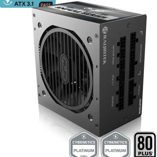 Alternative view of Raijintek захранване PSU ATX3.1 1000W Platinum - AMPERE 1000