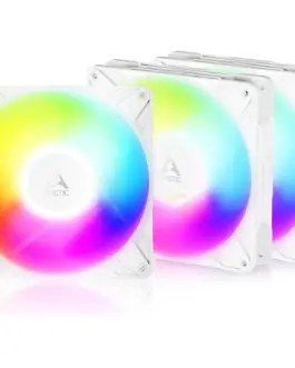 Arctic Комплект вентилатори Fan Pack 3-in-1 - P14 Pro Reverse A-RGB (White)