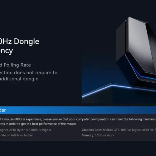 ATK професионална геймърска мишка Wireless Gaming Mouse F1 EXTREME LEVIATAN – 8K