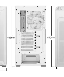 Alternative view of be quiet! кутия Case ATX - Pure Base 501 Airflow Window White