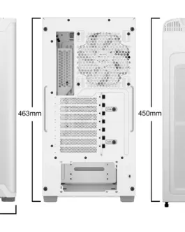 Alternative view of be quiet! кутия Case ATX - Pure Base 501 Airflow Window White