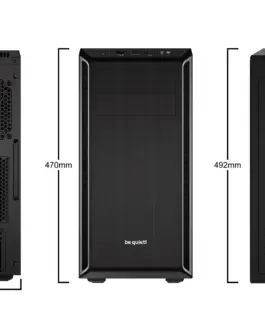 Alternative view of be quiet! кутия Case ATX - Pure Base 600 Silver