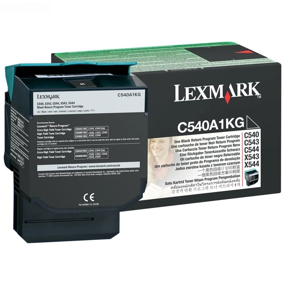 КАСЕТА ЗА LEXMARK OPTRA C540 series/X540 series - Black - Return program cartridge - PN