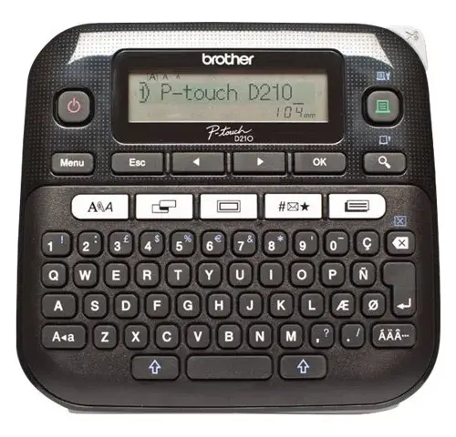 ЕТИКЕТЕН ПРИНТЕР BROTHER P-Touch PTD210 (PT-D210) - С ПЕЧАТ НА КИРИЛИЦА - PN PTD210R1