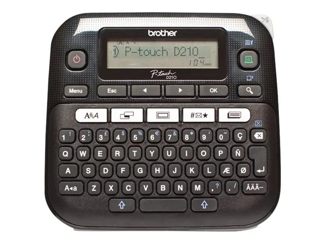 ЕТИКЕТЕН ПРИНТЕР BROTHER P-Touch PTD210 (PT-D210) - С ПЕЧАТ НА КИРИЛИЦА - PN PTD210R1