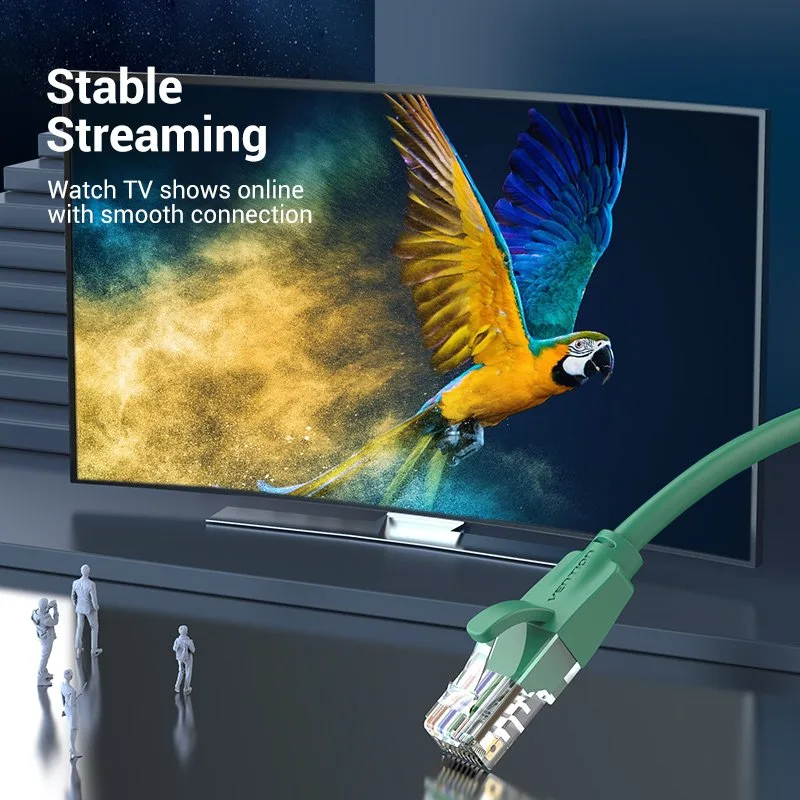 Vention Кабел LAN UTP Cat.6 Patch Cable - 1M Green - IBEGF - Image 353