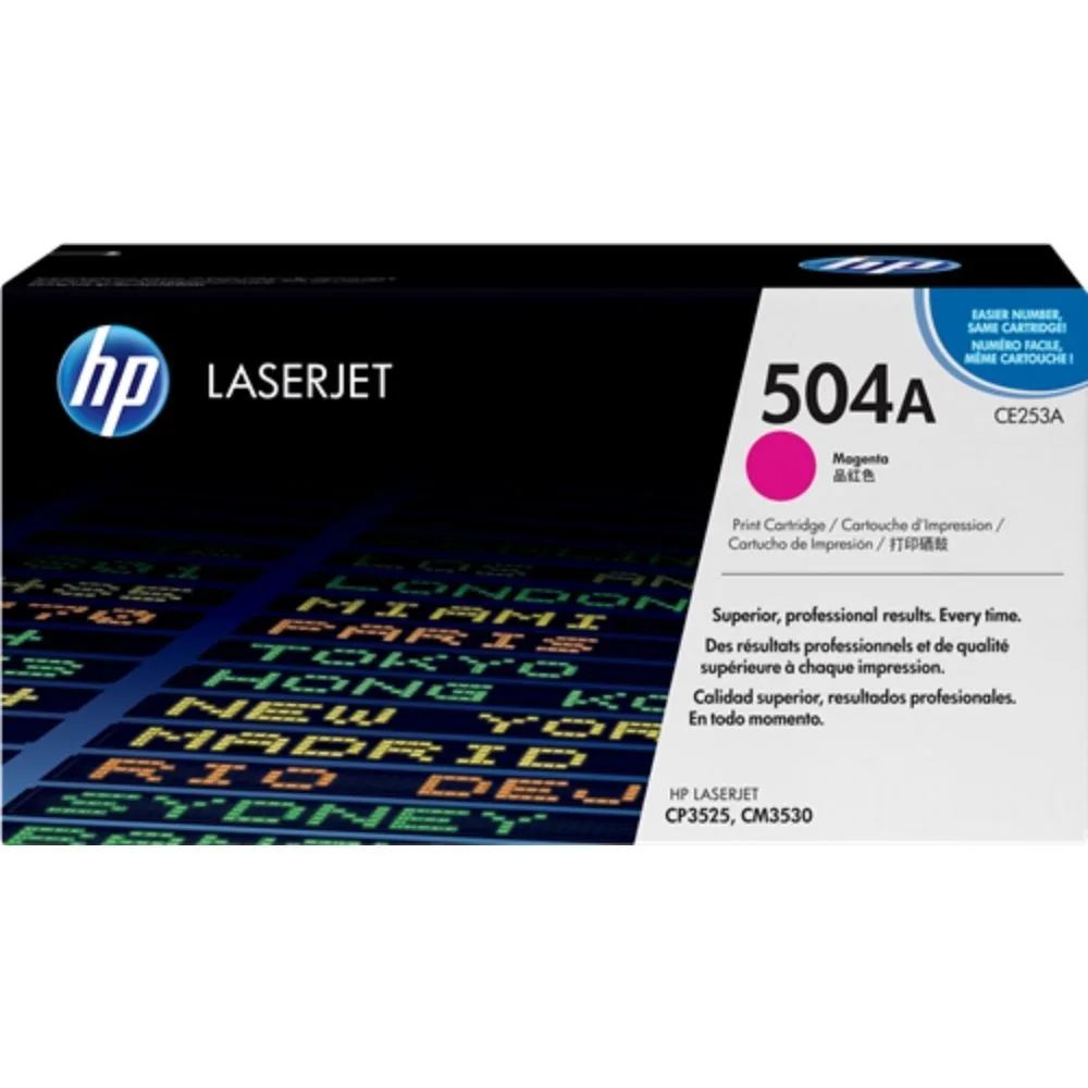 КАСЕТА ЗА HP Color Laserjet CM3530/CP3525 - Magenta - /504A/ - PN CE253A