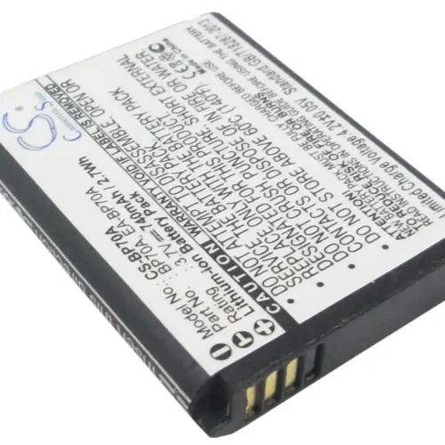 Alternative view of Батерия за фотоапарат Samsung BP70A, Li-Ion 3.7V, 740mAh, Cameron Sino