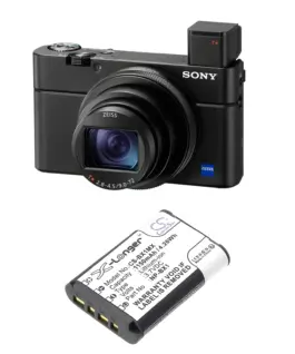 Alternative view of Батерия за фотоапарат SONY NP-BX1 LiIon 3.7V 1150mAh  Cameron Sino