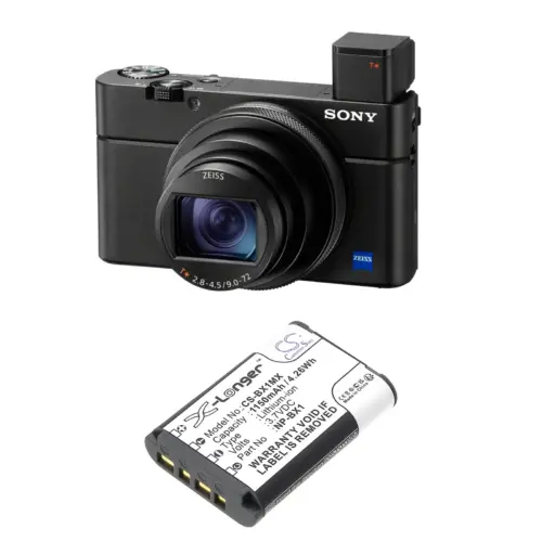 Alternative view of Батерия за фотоапарат SONY NP-BX1 LiIon 3.7V 1150mAh  Cameron Sino