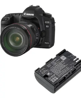 Alternative view of Батерия за фотоапарат CANON EOS 5D, EOS 60D LiIon 7.2V 2000mAh Cameron Sino