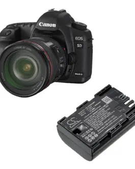 Alternative view of Батерия за фотоапарат CANON EOS 5D, EOS 60D LiIon 7.2V 2000mAh Cameron Sino