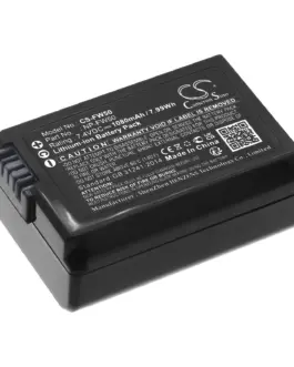 Alternative view of Батерия за фотоапарат и камера Sony NP-FW50  LiIon  7.4V 1080mAh Cameron Sino