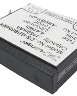 Alternative view of Батерия за камера GOPRO Hero 4; HERO 4 Plus  AHDBT-401  3,8V 1160mAh   LIIon Cameron Sino