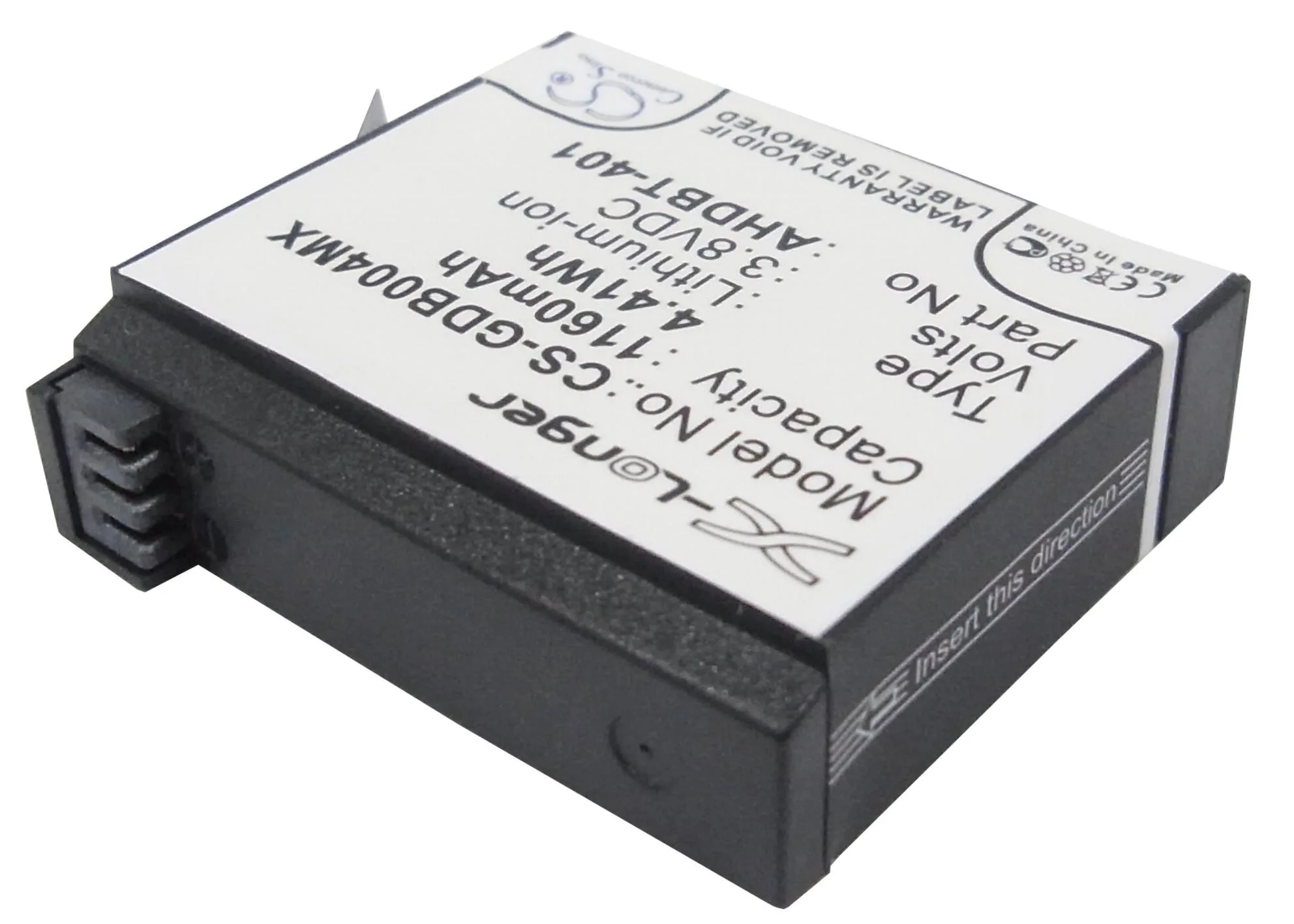 Батерия за камера GOPRO Hero 4; HERO 4 Plus AHDBT-401 3,8V 1160mAh LIIon Cameron Sino - Image 2