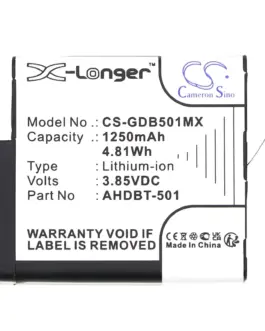Батерия за камера GOPRO Hero 5; Hero 6; Hero 7; Hero 8   AHDBT-501  385V 1250mAh   LIIon Cameron