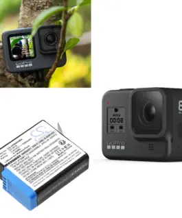 Alternative view of Батерия за камера GOPRO Hero 5; HERO 6; Hero 7; Hero 8  AABAT-001  3,85V 1220mAh   LIIon Cameron Sino