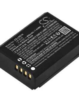 Alternative view of Батерия за апарат CANON LPE10  LiIon 7.4V 950mAh Cameron Sino