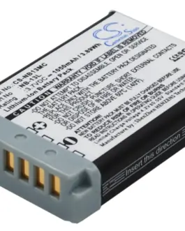 Alternative view of Батерия за фотоапарат / камера CANON NB13MC NB13L 3,7V 1050 mAh LiIon Cameron Sino