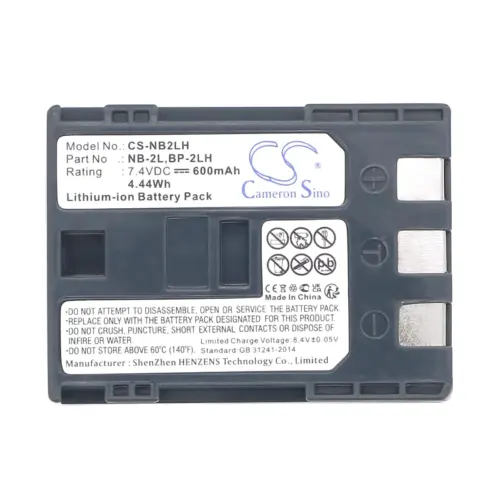 Батерия за фотоапарат /камера CANON NB2LH LiIon 7.4V 600mAh Cameron Sino