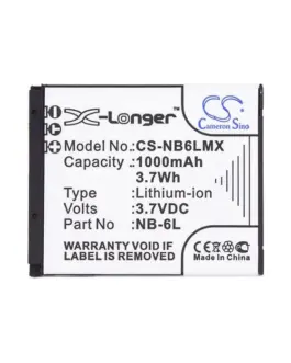 Батерия за фотоапарат CANON NB6L LiIon 3.7V 1000mAh LiIon Cameron Sino