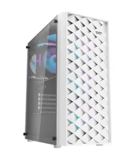 Darkflash кутия Case ATX - DK351 White - 4 fans included