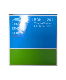 ЛЕНТА ЗА ЕТИКЕТНИ ПРИНТЕРИ BROTHER ТИП QL - STANDARD ADDRESS LABEL - 29 mm x 90 mm x 400 - DK11201 (DK-11201) - PN LB-11