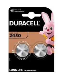 Батерия литиевa CR2450  3V 2pk блистер DURACELL /цена за 2