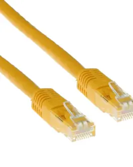 ACT  Мрежов пач кабел cat.6 U/UTP  5м жълт булк