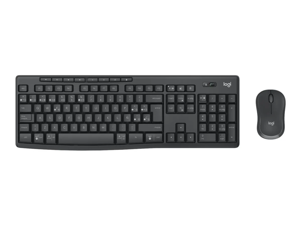 КОМПЛЕКТ МИШКА + КЛАВИАТУРА LOGITECH MK370 - Wireless - QWERTY - US - БЕЗ БДС КИРИЛИЗАЦИЯ (WITHOUT BDS CYRILLIC) - Graph