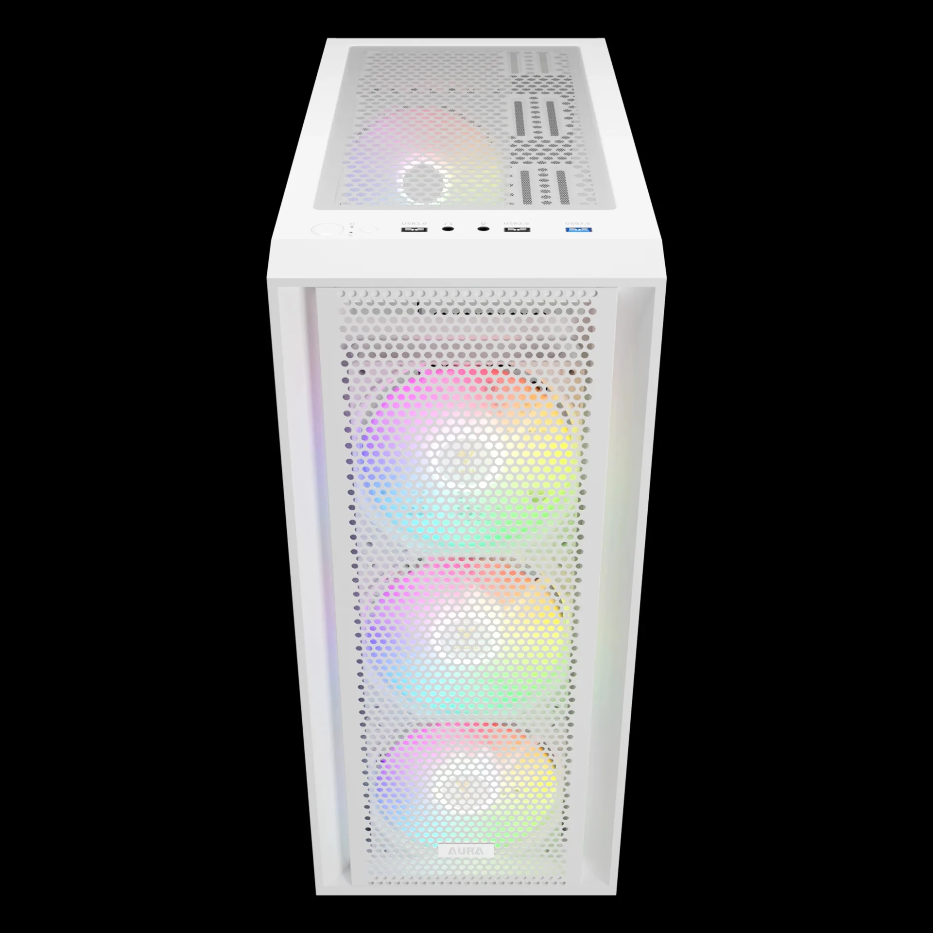 Gamdias кутия Case ATX - AURA GC2 Elite White - Mesh, RGB, Tempered Glass - Image 160
